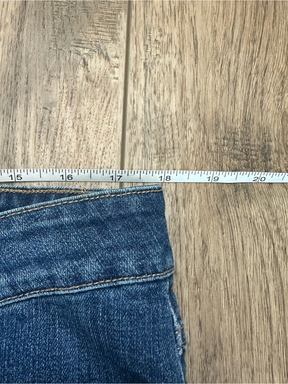 24/7 Women’s Embroidered Denim Jeans, Floral, Plus Size, Appliqué, Size 16W - Picture 11 of 13